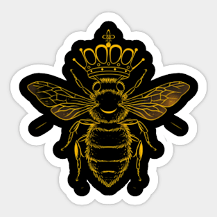 Honey Production Hardworking Bees Sticker